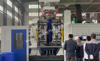 Máquina de moldeo por soplado por extrusión para bidones químicos de 220 l y tambores de doble anillo en HDPE