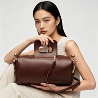 Sac rétro de haute qualité avec fermeture à clip double face et verrouillage, élégant et luxueux, pour femme, à porter à l'épaule