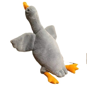 Coussin en peluche grande oie pour cadeau d'anniversaire fille 90 cm Jouets longs en peluche canard Jouets géants Décoration de chambre à coucher pour la fête - Product Image 3