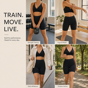Set Yoga Personalizzato con Logo, Abbigliamento <span class=keywords><strong>Sportivo</strong></span> da Donna, <span class=keywords><strong>Reggiseno</strong></span> <span class=keywords><strong>Sportivo</strong></span> <span class=keywords><strong>Bianco</strong></span> a Pois a Doppio Strato e Pantaloncini da Yoga, Completo Riciclato per Pilates - Product Image 5