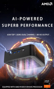 <span class=keywords><strong>AMD</strong></span> R9 8945HS <span class=keywords><strong>Radeon</strong></span> 780M Mini PC Thunderbolt 3 Mini ordinateur 64G DDR5 4 To PCIe4 SSD Ordinateur de jeu WIFI6 WIN11 - Product Image 3
