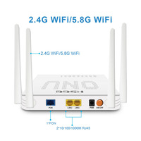 X200DW 4 Antenas F670 Doble Banda 2.4g/5g Wifi FTTH FTTX Red Gepon Xpon Ont Onu