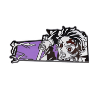 Broche de dessin animé populaire de haute qualité, badge cool pour sac à dos, épingles de revers en métal pour passionnés d'anime, souvenir