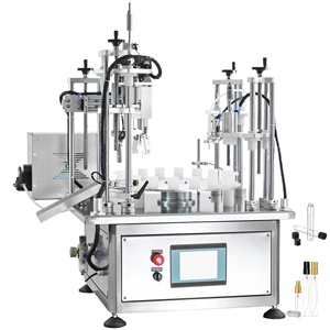 Automatic Tabletop Rotary Integrated Equipment for Small Glass Bottles Filling, Sealing and Capping in the Oil Perfume Filling - Product Image 3