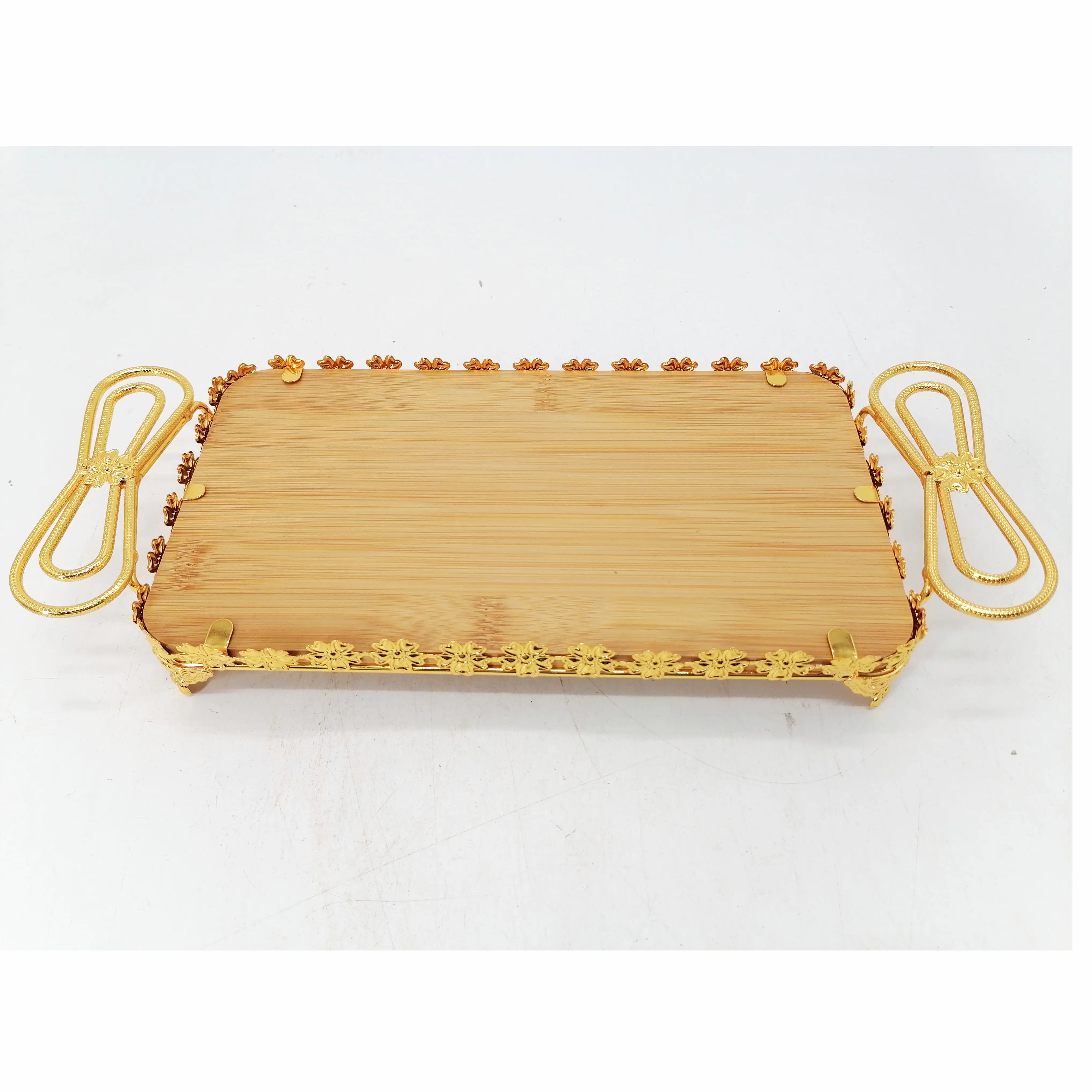 mango wood tray wooden trays serving bamboo tea cake dishes breakfast bread serving trays