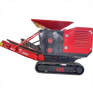 מגרסת בטון ניידת כבדה, מגרסת לסת ניידת למחזור פסולת בניין - Product Image 1