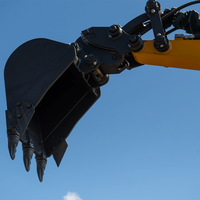 Nouvelle mini-excavatrice sur chenilles XE27U avec moteur Kubota, cabine fermée et climatisation, chenilles en caoutchouc, mini-pelle compacte à rotation arrière