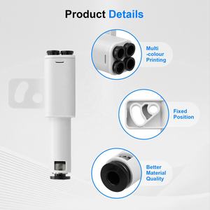 Adaptador PTFE 4 en 1 para impresoras 3D <span class=keywords><strong>BambuLab</strong></span> <span class=keywords><strong>X1</strong></span>/P1/X1C/X1E/P1S/P1P, accesorio de puerto de expansión de filamento AMS Connect 4 Feeding - Product Image 3