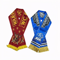 Individuell bedruckter Fußball-Fan-Wimpel aus glänzendem Satin-Stoff, 145 x 15 cm, mit Quasten, für Fußballvereine und Feierlichkeiten