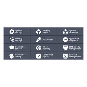 Thinuna VA-725D Dual Usb Dual Hoofdtelefoonaansluiting Magnetische Microfoon Verticale Straal <span class=keywords><strong>Array</strong></span> 3.<span class=keywords><strong>5</strong></span> Zeer Gevoelige Delegeereenheid Weergeven - Product Image 6