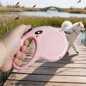 Toptan özelleştirilmiş klasik çok fonksiyonlu otomatik geri çekilebilir tasma evcil hayvan kolu köpek tasma evcil hayvan malzemeleri aksesuarları - Product Image 1