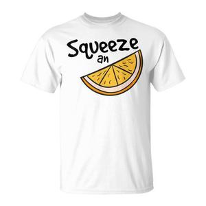 Camiseta divertida con estampado de naranja para hombre y mujer, ropa informal - Product Image 2