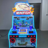 Playfun Indoor Mini Fish Game Machine 2 Players Kids Game Redemption Game Machine