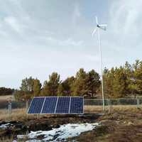 Système solaire éolien OLU 2kw 3kw 6kw 12kw 15kw Kit complet Générateur éolien solaire avec batterie au lithium pour la maison/le commerce