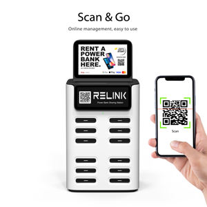 OEM ODM 12 فتحة محطة تأجير باور بنك مع pose للشحن المشترك آلة بيع باور بنك الأعمال - Product Image 2