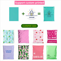 Logo de courrier personnalisé Ecommerce Sacs postaux imprimés Smile Poly Enveloppes Sacs postaux pour l'expédition de vêtements