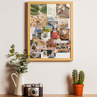 Kit d'album de visionnage en papier couché pour collage, avec messages inspirants, matériel de journal DIY, scrapbook et vision board