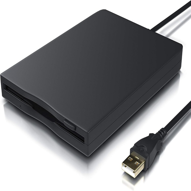 3.5" Inch Diskette FDD External Floppy Disk Drive Reader Data Storage Device for PC Laptop