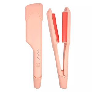 Marque privée 2 couleurs coiffure polyvalente tension libre Triple flux vague <span class=keywords><strong>fer</strong></span> 32mm bigoudi <span class=keywords><strong>fer</strong></span> à friser - Product Image 5