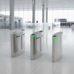 Access Control <strong>Flap</strong> Gate, Automatic Turnstile, Security <strong>Barrier</strong> Gate - Product Image 4