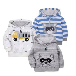 Vêtements pour enfants et bébés très vendus, veste à capuche en coton 100% avec motif animal, <span class=keywords><strong>manteau</strong></span> pour nouveau-né garçon - Product Image 5