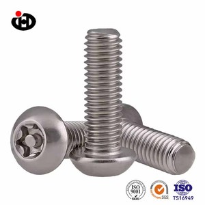 Jinghong Bán hàng nóng 304 thép không gỉ Torx Pan đầu với bài Vít đầu tròn chống trộm bu lông - Product Image 6
