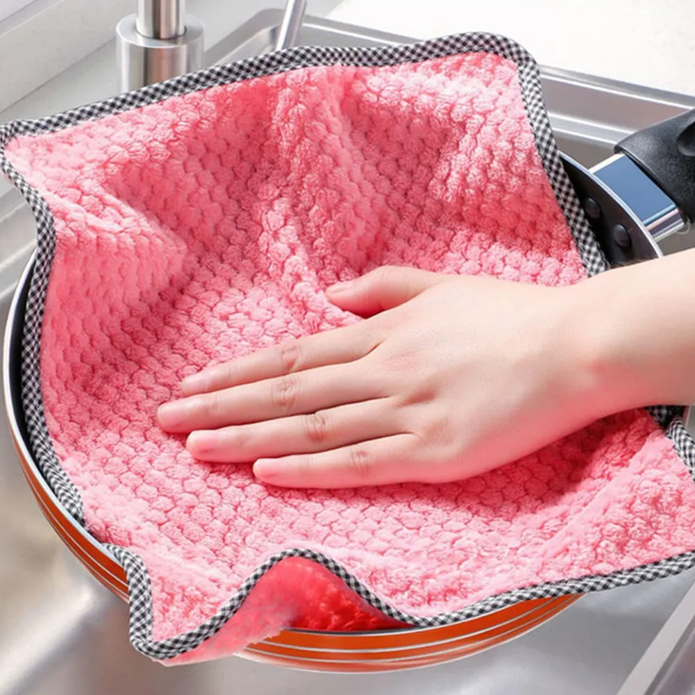 Vente en gros Offre Spéciale travaux ménagers, chiffon de nettoyage de voiture chiffon microfibre chiffon de cuisine chiffon à vaisselle/