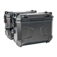 F2-MOTO Bagages en alliage d'aluminium pour moto, boîtes supérieure et arrière Ox Horn 45L, logo personnalisé, rénovation/mise à niveau, garantie de 12 mois