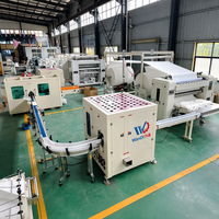 Machine de fabrication de papier mouchoir personnalisée WD Factory, ligne de production de mouchoirs en papier pliés en V/C à vendre