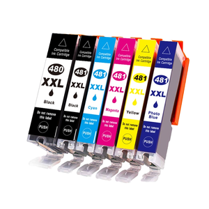 Cartucho de Tinta Compatible con B-T, Reemplazo para Canon PGI-580XXL CLI-581XXL <span class=keywords><strong>PIXMA</strong></span> <span class=keywords><strong>TR7550</strong></span> <span class=keywords><strong>PIXMA</strong></span> TR8550 TS705 - Product Image 1