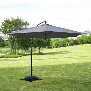 Parasol d'extérieur moderne en acier de 2,7 m (2026) avec protection solaire et résistance au vent pour piscine et mobilier d'extérieur - Product Image 3
