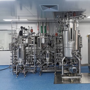 Fermentador de biorreactor a escala piloto de biorreactor de acero inoxidable Bailun 500L utilizado para bacterias y para la - Product Image 3