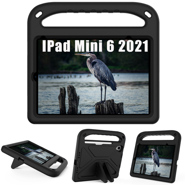 Rotation 360 Protection Eva Protective Shockproof Tab Case Grip Ajustable Stand Tablet Covers Case for IPad Mini 6 2021