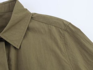 ZADE2025 <span class=keywords><strong>camicia</strong></span> da donna con colletto mandarino ricamato a mano in tessuto stile europeo e americano - Product Image 4