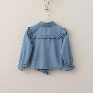 Chemises décontractées bleues à lacets, nouveau design 2017, pas chères, en stock, fabriquées en Chine - Product Image 2