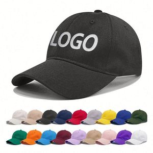 Wholesale High Quality Blank 6-Panel Sports Baseball Cap 100% Cotton Golf Cap Custom Logo Men Silk Screen Printing Promotional - Product Image 1