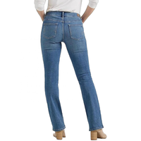 YUANBOFEI Jean Skinny Femme Taille Haute Bleu Délavé Coupe Ample Écologique Respirant Y2K Décontracté Quotidien