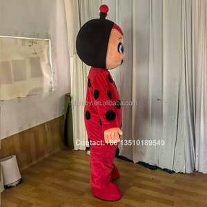 Funtoys Custom Baby piange per bambini lacrime magiche <span class=keywords><strong>Costume</strong></span> Mascotte unicorno coccinella tuta fantasia Cosplay carnevale Mascotte cartone animato per adulto - Product Image 2