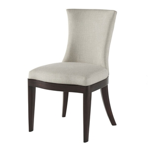 DC-587 de chaise de salle à manger de meubles de restaurant d'hôtel de bonne qualité en <span class=keywords><strong>cuir</strong></span> véritable de couleur noire - Product Image 3