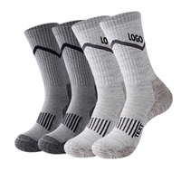 Chaussette de sport d'équipage d'approvisionnement d'usine chaussette de course de gymnastique personnalisée avec logo design chaussettes de sport athlétique