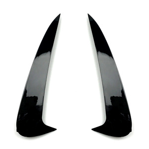 Mercedes-Benz C-Class Estate S205 C180 C200 AMG Rear Bumper Air Intake Decal Piano Black Carbon Fiber Texture Plastic Weather - Product Image 1