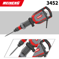 Marteau démoliteur SDS-Max 2300W 65J, marteau briseur de béton électrique filaire haute performance 2000BPM