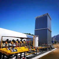 Réservoir de stockage horizontal en acier inoxydable au prix d'usine, liquide cryogénique, gaz naturel, utilisé dans les stations-service, réservoir sous pression