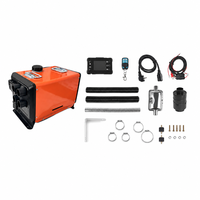 Chauffage de stationnement diesel tout-en-un 5KW 12V 24V 220V avec réservoir de carburant intégré, tension 3-en-1 pour camion, camping-car, maison