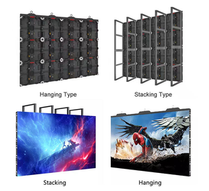 4m x 3m מערכת שלמה p2 p2.2.p2.2.p3.91 הוביל תצוגה 500 מ "מ x 500 מ" מ הוביל רקע לוח חיצוני - Product Image 3