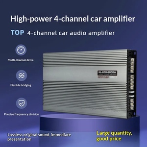 <span class=keywords><strong>Amplificateur</strong></span> audio <span class=keywords><strong>de</strong></span> <span class=keywords><strong>voiture</strong></span> VK modèle 618 haute puissance à quatre canaux classe AB, directement <span class=keywords><strong>de</strong></span> l'usine, 14,4 V, réponse en fréquence 10 Hz-30 kHz, 90 dB - Product Image 2