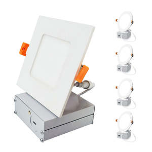 Dimmable 3CCT 5CCT Carré Rond Ultra-Mince Led 4 "6" 8 "10" Pot Lumières Encastré Plafonnier Smd Led Panneau Lumineux - Product Image 6