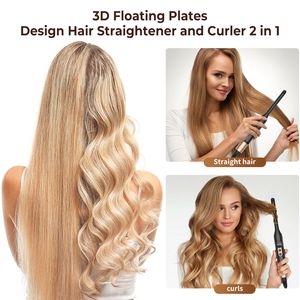 Портативный мини-утюжок с ЖК-дисплеем, электрический выпрямитель для волос - Product Image 5