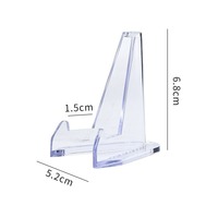 Grand présentoir à pièces de monnaie en acrylique transparent, style Xiaohongshu, design moderne et simple, support pour pièces commémoratives, idéal pour les voyages