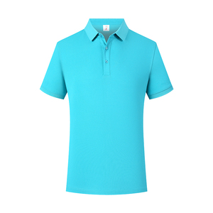 Polo Rojo de Manga Corta, Color Sólido, Transpirable, Ropa Casual para Hombre - Product Image 2